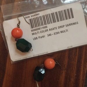 Jardin Jewelry - Jardin Multi Color Agate Drop Earrings Jardin Jewelry - Jardin Multi Color Agate Drop Earrings